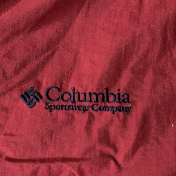 Mens 1980s MICROSOFT Computer Geek Vintage Columbia Brand Red WINDBREAKER Rare - Picture 4 of 16